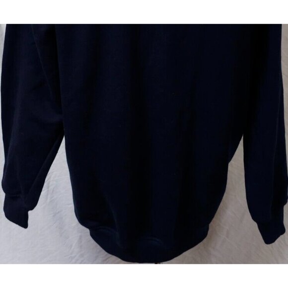 Goby Dream Wear Womens XL Dark Blue Fleece Full Zip Hooded Jacket Hoodie - Picture 9 of 11